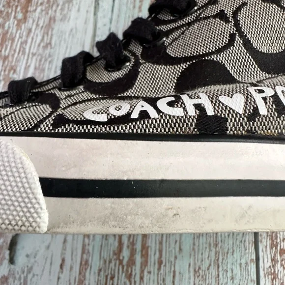 🔹Coach Women’s Black Printed Sneakers - Size 6B🔸 - Picture 10 of 16